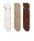 DX5025　U 3P ESS CREW SOCKS　904SAI/BEG/BRW　632447-0002
