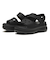 211755-001　SOHO Y STRAP SANDAL　BLACK　701109-0001