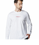 6007833　M HW LOGO GRAPHIC LS T　100WHT　701409-0002