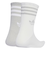 JX5204　W GLT CREW SOCK 2P　SIL/WHT　698456-0001