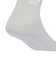 JX5204　W GLT CREW SOCK 2P　SIL/WHT　698456-0001