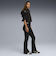 635156　W ROSE SLIM PINTUCK FLARE　01BK　699643-0001