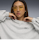 633803　W ROSE OVERSIZED CREW TR　10LIGHT GRAY　699615-0002
