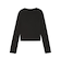 633805　W ROSE SLIM LONGSLEEVE TE　01BK　699617-0001