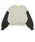 125R3041000　W Color Scheme Cropped SWT　TOP GRY　695078-0002