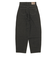 125K3143000　W curvy denim pants　BLACK　701882-0003