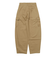 125K3143100　W curvy cargo pants　BEIGE　701883-0001
