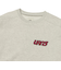 125K3043400　W patch logo sweat　TOP GRAY　701885-0001