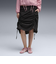 633976　W DARE TO WOVEN MIDI SKIRT　01BK　699625-0001