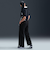 IH1012　W PHNX FLC WID PANT　010BLK/SAIL　703888-0001