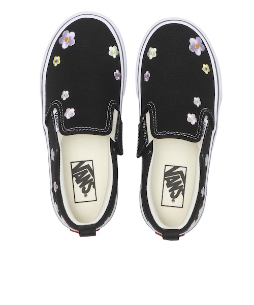 V98PS EB.FLW 17-22(H) SLIP ON BLK/WHT/FLW 696336-0001