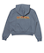125K3033500　W Checker Logo Hoodie　BLUE　701886-0001