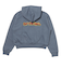 125K3033500　W Checker Logo Hoodie　BLUE　701886-0001
