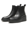 W35198　W ZG CITYQUEST WEDGE BOOTS WP　BLACK/BLACK WP　703413-0001
