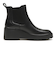 W35198　W ZG CITYQUEST WEDGE BOOTS WP　BLACK/BLACK WP　703413-0001
