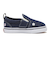 V98TDL DFLW　12-165(H)SLIP ON　DENIM/WHITE　696791-0001