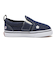 V98TDL DFLW　12-165(H)SLIP ON　DENIM/WHITE　696791-0001