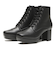 W3053　SQUARE LACE UP 7　BLACK　697378-0001