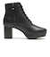 W3053　SQUARE LACE UP 7　BLACK　697378-0001