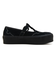 31315840　AS LIFTD RIBTAPE T-STRAP WT OX　BLACK　699700-0001