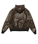 125K1084300　M Fake Leather Work Jacket　BROWN　702004-0002