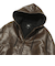 125K1084300　M Fake Leather Work Jacket　BROWN　702004-0002