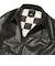 125K1084200　M Fake Leather Jacket　BLACK　702003-0001