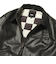 125K1084200　M Fake Leather Jacket　BLACK　702003-0001