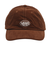 125K7160500　Oval Logo Cord Cap　BROWN　701865-0002