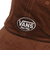 125K7160500　Oval Logo Cord Cap　BROWN　701865-0002