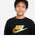 HQ0975　K CLUB FLC CREW GOLD　010BLK/M GOLD　703921-0001