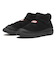 UFS7115REN　IN OUT FAUX SUEDE KNITTED BOOT　BLACK　703027-0001