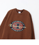 C3-C014　M CREW NECK SWEATSHIRT　BROWN　701830-0002