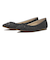 JE-1110　POINTED PUFF BALLET　G.BLACK　703835-0001
