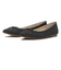 JE-1110　POINTED PUFF BALLET　G.BLACK　703835-0001