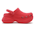 211919-7AQ　BAE VELVET CLOG W　DIGIT RASPBERRY　699192-0001