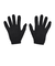 1377510　M STORM RUN LINER GLOVES　001BLK/BLK　701402-0001