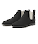 W3066　SIDE GORE KNIT2.5　BLACK　700406-0001
