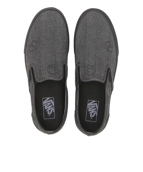 VN000BVZ239 CLASSIC SLIP-ON WOOL GRAY/BLK 699468-0001