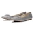 JE-1110　POINTED PUFF BALLET　G.SILVER　703835-0002