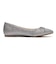 JE-1110　POINTED PUFF BALLET　G.SILVER　703835-0002