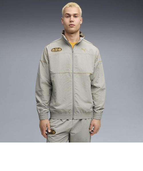 632409 M SONIC SDS RELAXED TRACK JKT 63SMOKEY GRAY 699596-0002