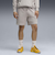 632412　M SONIC RELAXED SHORTS 7I　63SMOKEY GRAY　699598-0002