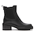 W34321　W SHIBLEY WP LUG BUCKLE BOOTIE　BLACK LTR　703412-0001