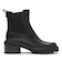 W34321　W SHIBLEY WP LUG BUCKLE BOOTIE　BLACK LTR　703412-0001