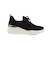 7504　KNIT SNEAKERS　BLACK　704011-0001