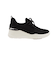 7504　KNIT SNEAKERS　BLACK　704011-0001