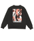 225-026010　WILD-CARD SWEAT CREW NECK　BLACK　705365-0002