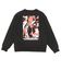 225-026010　WILD-CARD SWEAT CREW NECK　BLACK　705365-0002