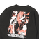 225-026010　WILD-CARD SWEAT CREW NECK　BLACK　705365-0002